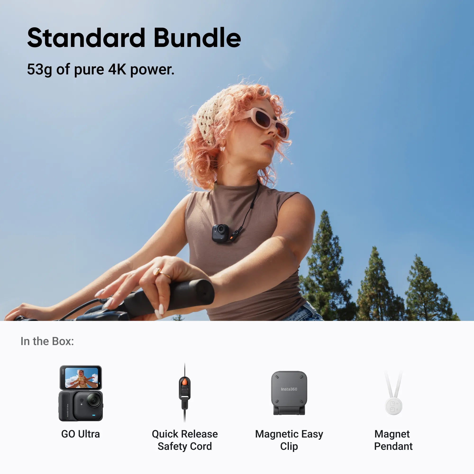 Insta360 GO Ultra Standard Bundle (Midnight Black)