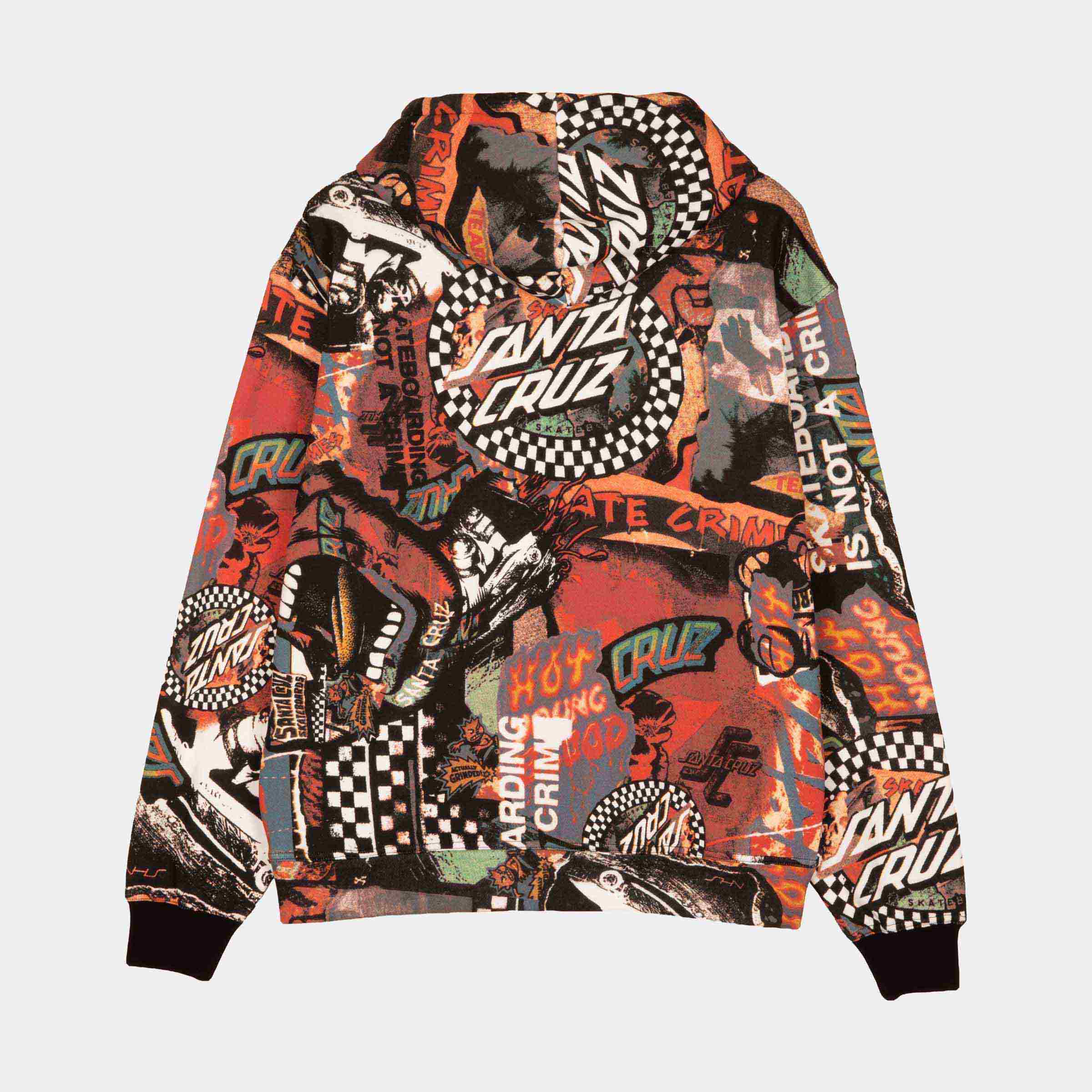 Collage Zip Hood