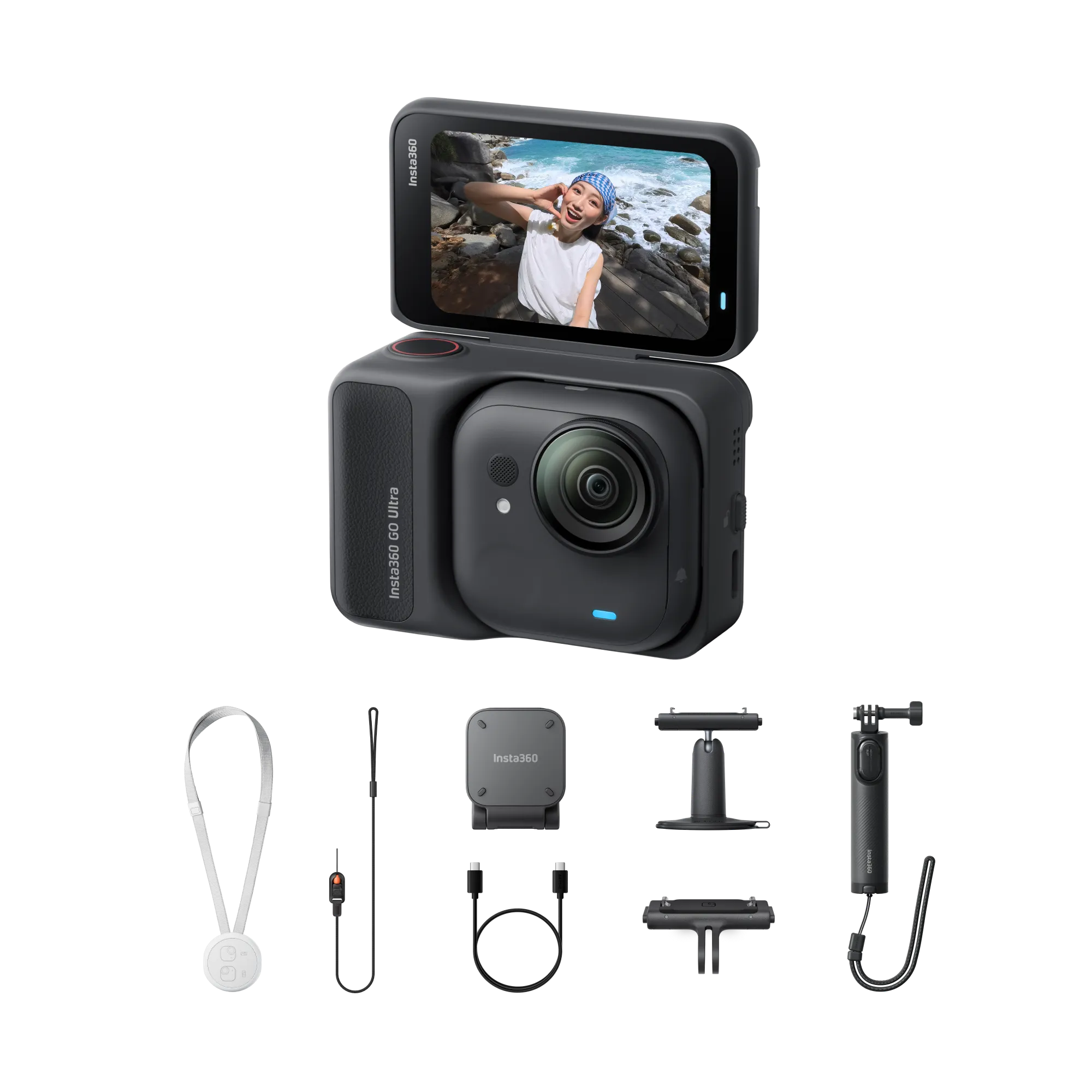 Insta360 GO Ultra Creator Bundle (Midnight Black)