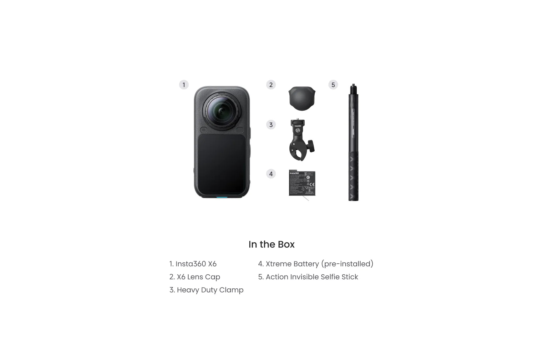 Insta360 X6 Motorcycle Bundle