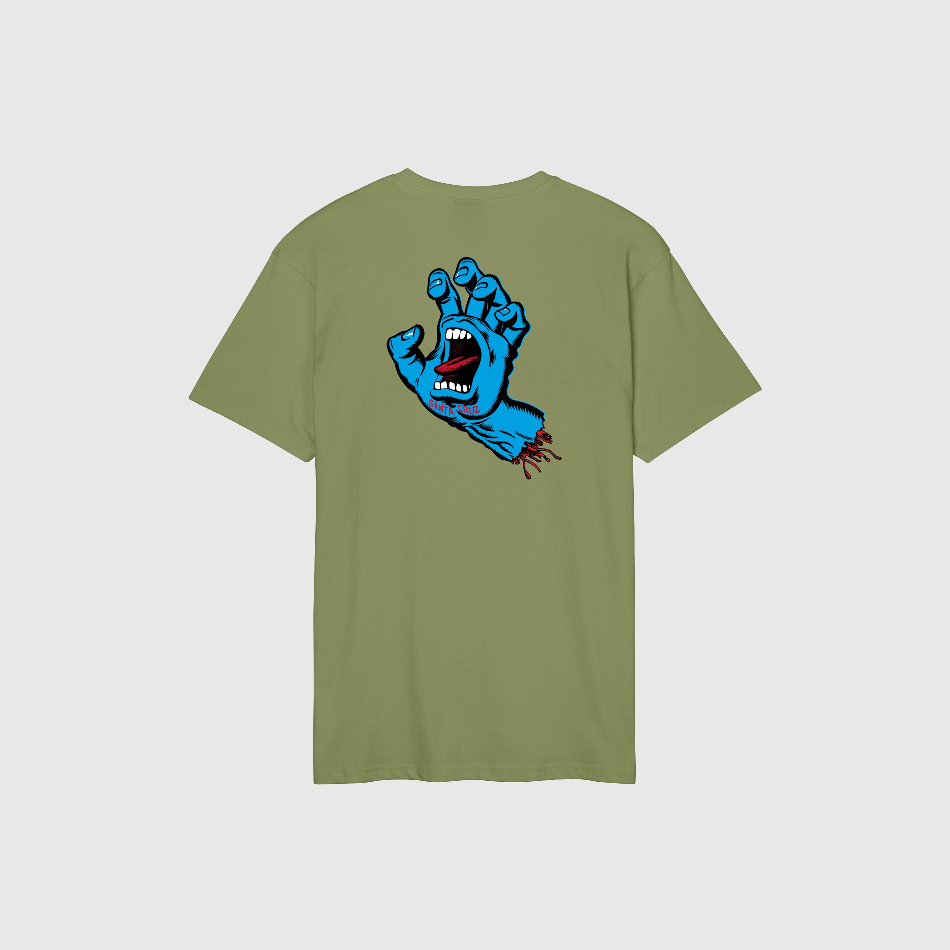 Screaming Hand Chest T-Shirt