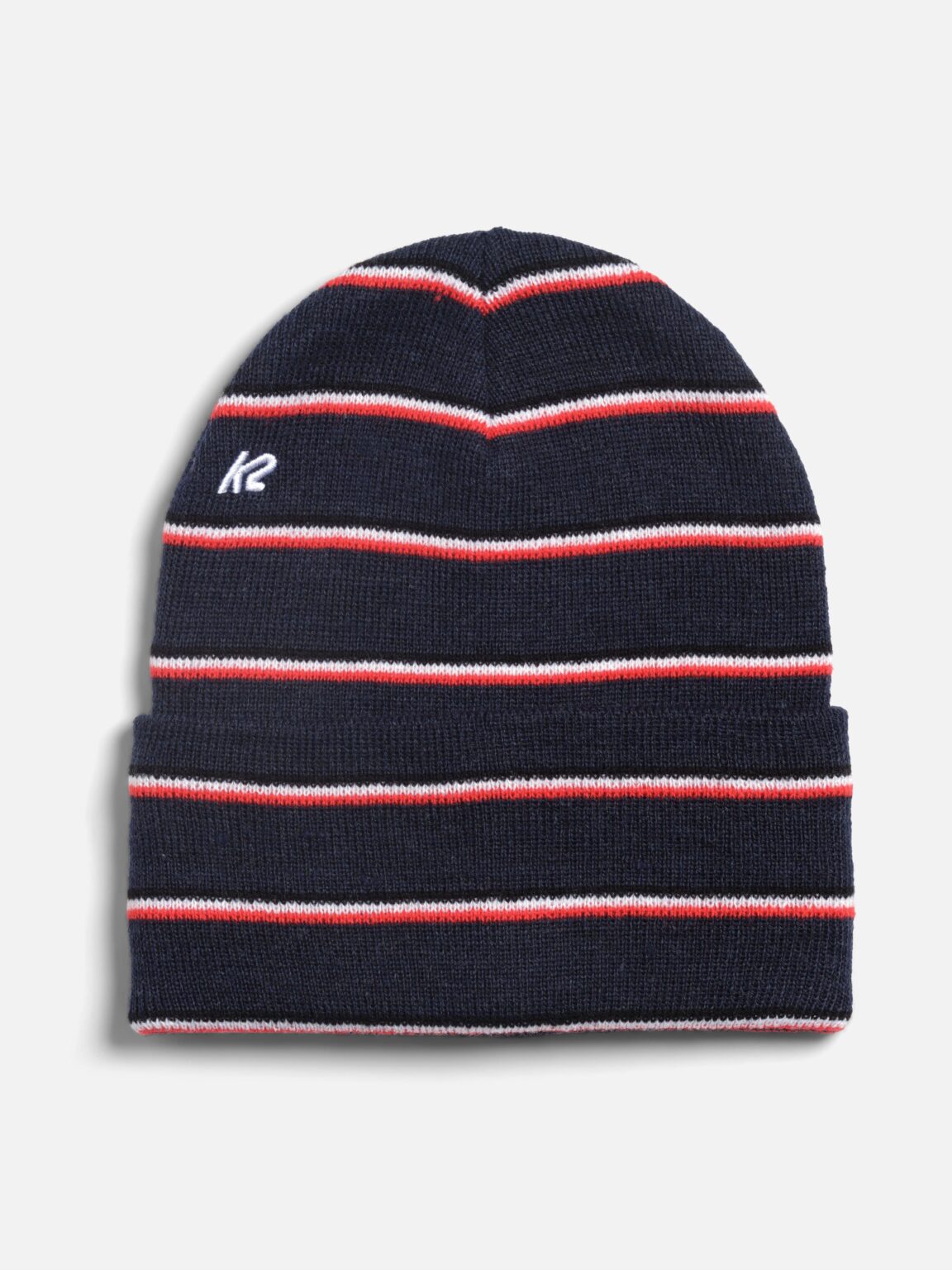 K2 STRIPE BEANIE navy